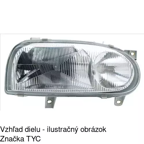 Hlavný reflektor 9538096E /POLCAR/