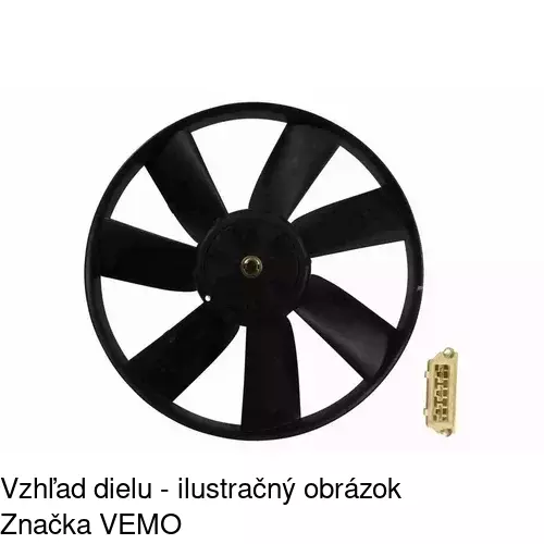Ventilátor bez krytu / podpery 953823U2-Q /POLCAR/ - obr. 2