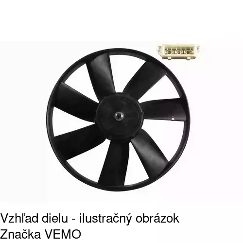 Ventilátor bez krytu / podpery 953823U3 /POLCAR/ - obr. 1