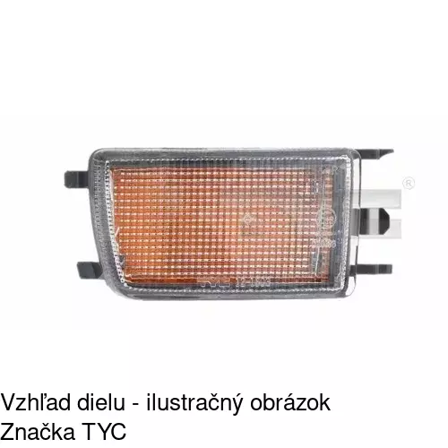 Záslepka hmlovky 9538301 /POLCAR/ - obr. 1