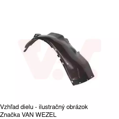 Podblatník (plast) 9538FP1Q /POLCAR/ - obr. 1