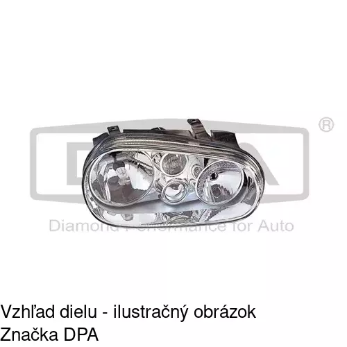 Hlavný reflektor 954110-H /POLCAR/ - obr. 3