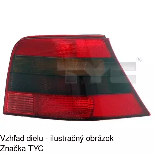 Zadné svetlo POLCAR 954188-H