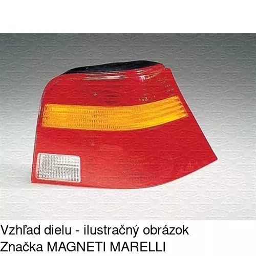 Zadné svetlo POLCAR 9541881E