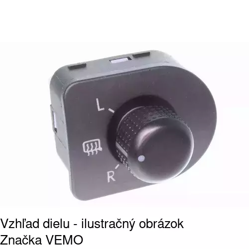 Kontakt regulácie zrkadiel 9541P-61 /POLCAR/ - obr. 1