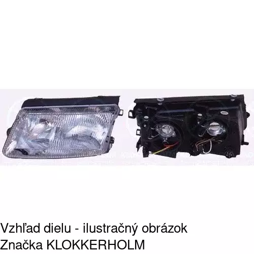 Hlavný reflektor 9548091E /POLCAR/ - obr. 2
