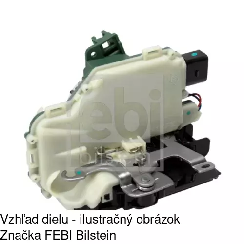 Vnútorná zámka dverí POLCAR 9549ZC-2