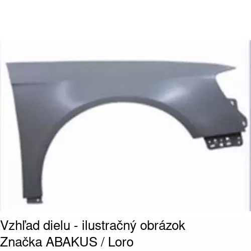Predný blatník 955501 /POLCAR/ - obr. 1