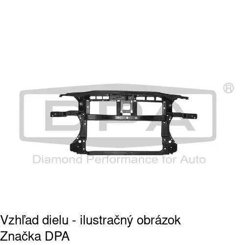Predné čelo POLCAR 955504QT