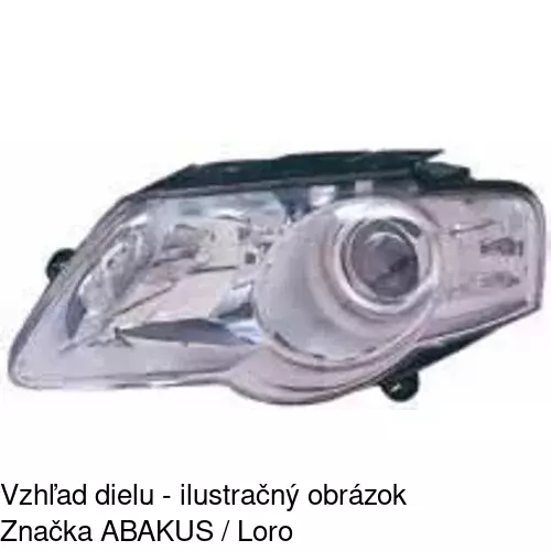 Hlavný reflektor 955509-E /POLCAR/ - obr. 1