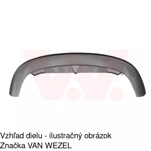Spojler predného nárazníka 955525 /POLCAR/ - obr. 2