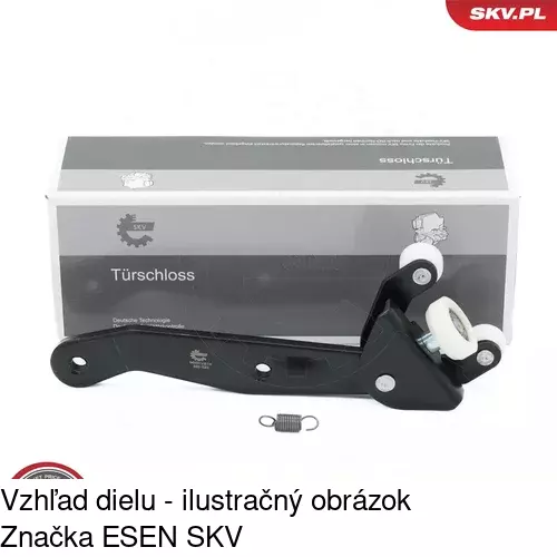 Vozík - kolieska pant posuvných dverí 9568Z-73 /POLCAR/ - obr. 1