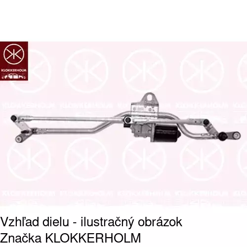 Náhon stieračov s motorom POLCAR 9568ZWP1