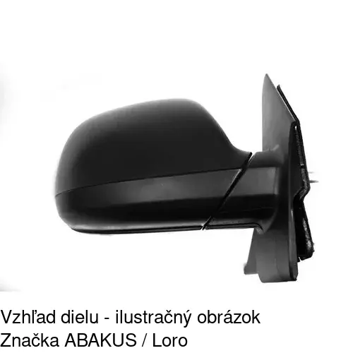 Vonkajšie zrkadlo 9569520S /POLCAR/ - obr. 2