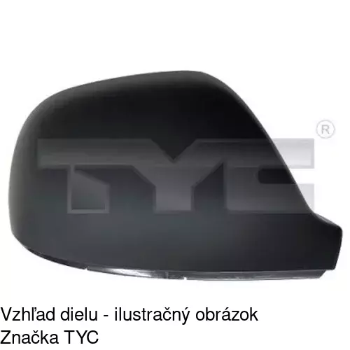 Rám vonkajšieho zrkadla 956954TE /POLCAR/ - obr. 1