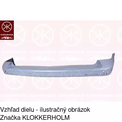 Zadný nárazník POLCAR 956996