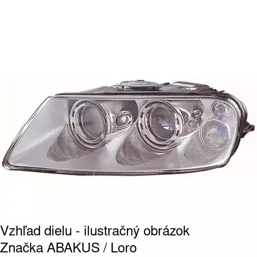 Hlavný reflektor 9580101V /POLCAR/ - obr. 1