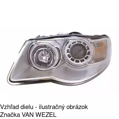 Hlavný reflektor 958109-E /POLCAR/ - obr. 3