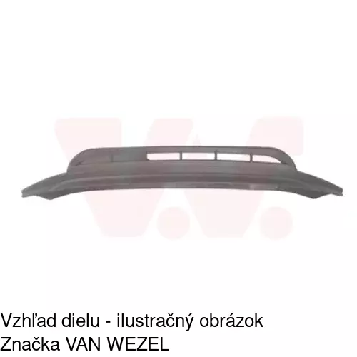Spojler predného nárazníka 95A125 /POLCAR/ - obr. 1