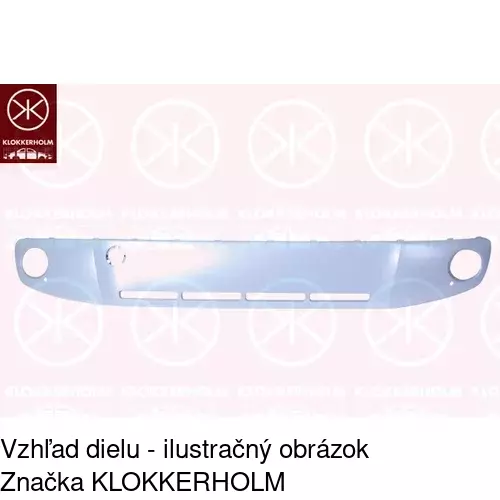 Lišta v nárazníku POLCAR 95A127-1