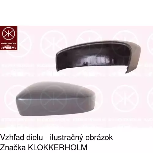 Rám vonkajšieho zrkadla 95A155TE /POLCAR/ - obr. 3
