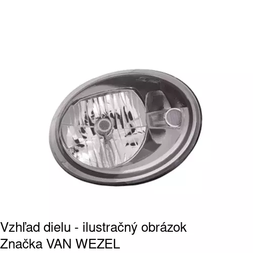 Hlavný reflektor 95C110-E /POLCAR/ - obr. 3