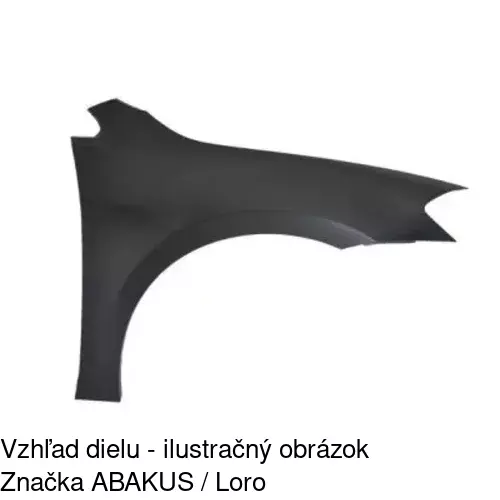 Predný blatník 95C202-J /POLCAR/ - obr. 2