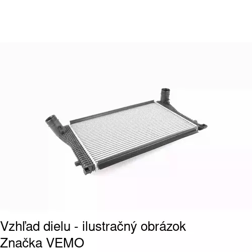 Chladiče vzduchu (Intercoolery) 95C2J8-1 /POLCAR/ - obr. 1