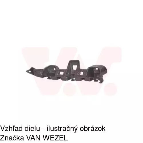 Držiak nárazníka 95D10715 /POLCAR/ - obr. 1