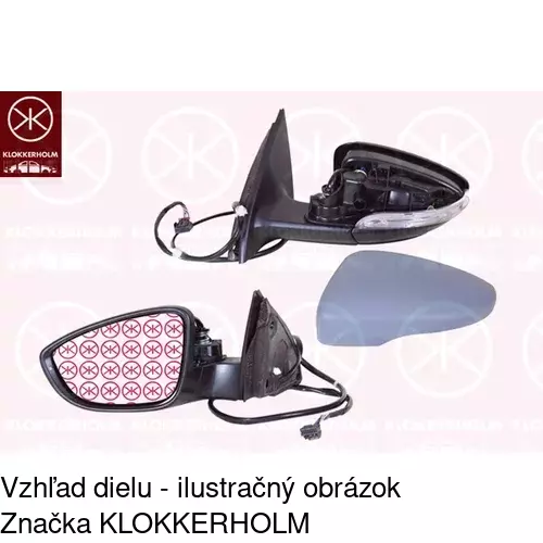 Vonkajšie zrkadlo 95D1515M /POLCAR/ - obr. 1