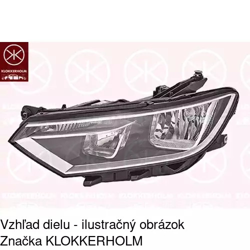 Hlavný reflektor POLCAR 95D309-V