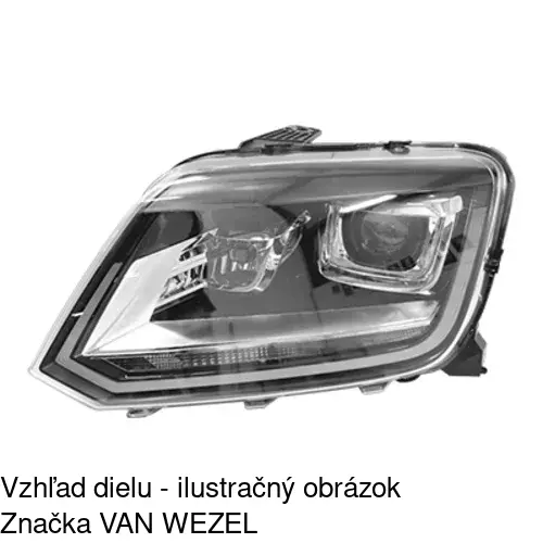 Hlavný reflektor 95P1092V /POLCAR/ - obr. 3