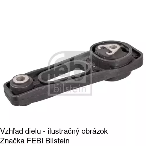 Silentblok motora DC-EM001 /POLCAR/ - obr. 1