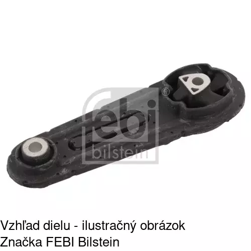 Silentblok motora RE-EM052 /POLCAR/ - obr. 2