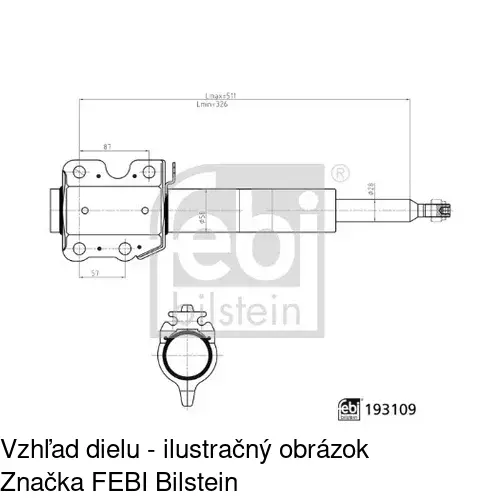 Plynový tlmič S010210G /POLCAR/ - obr. 1