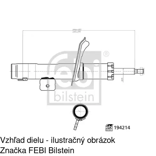 Plynový tlmič POLCAR S010318G