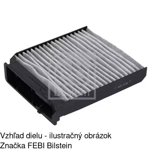 Kabínový filter s uhlíkom POLCAR S11-1030