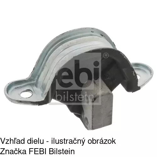 Silentblok motora S2255034 /POLCAR/