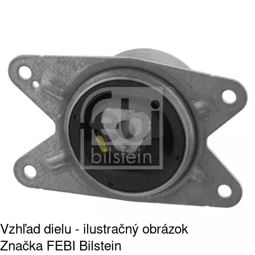 Silentblok prevodovky S2255040 /POLCAR/ - obr. 3