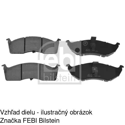 Brzdové dosky S70-0062 /POLCAR/ - obr. 3