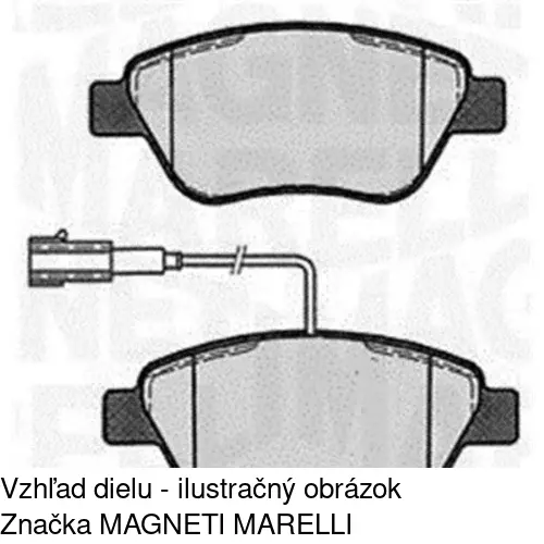 Brzdové dosky S70-0145 /POLCAR/ - obr. 5