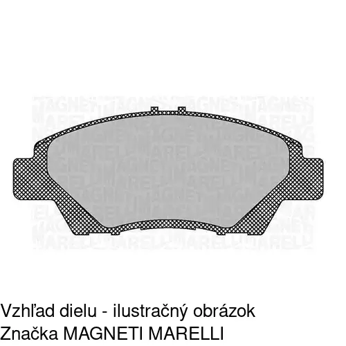 Brzdové dosky S70-0151 /POLCAR/ - obr. 2