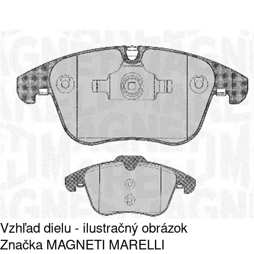 Brzdové dosky S70-0224 /POLCAR/ - obr. 4