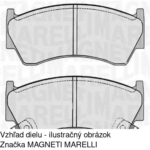 Brzdové dosky S70-0242 /POLCAR/ - obr. 5