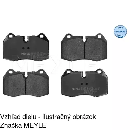 Brzdové dosky POLCAR S70-0295