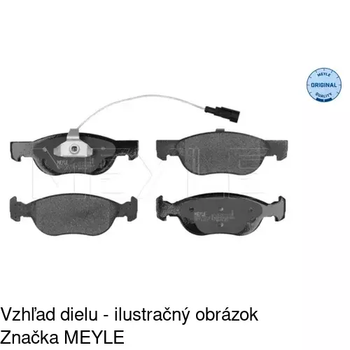 Brzdové dosky S70-0330 /POLCAR/ - obr. 4