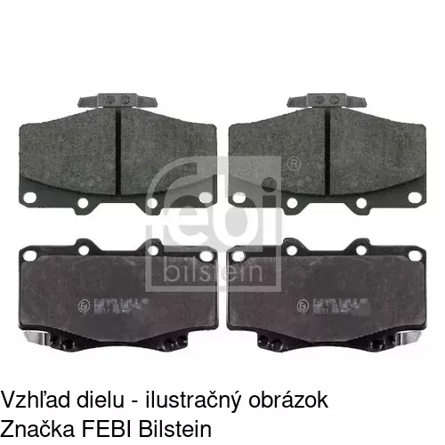 Brzdové dosky POLCAR S70-0381