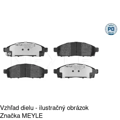Brzdové dosky S70-0492 /POLCAR/ - obr. 5