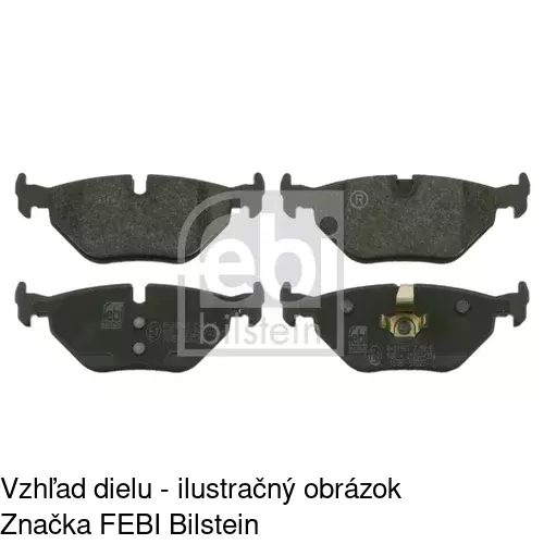 Brzdové dosky S70-1081 /POLCAR/ - obr. 5