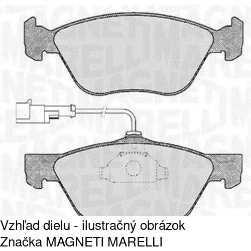Brzdové dosky S70-1084 /POLCAR/ - obr. 4